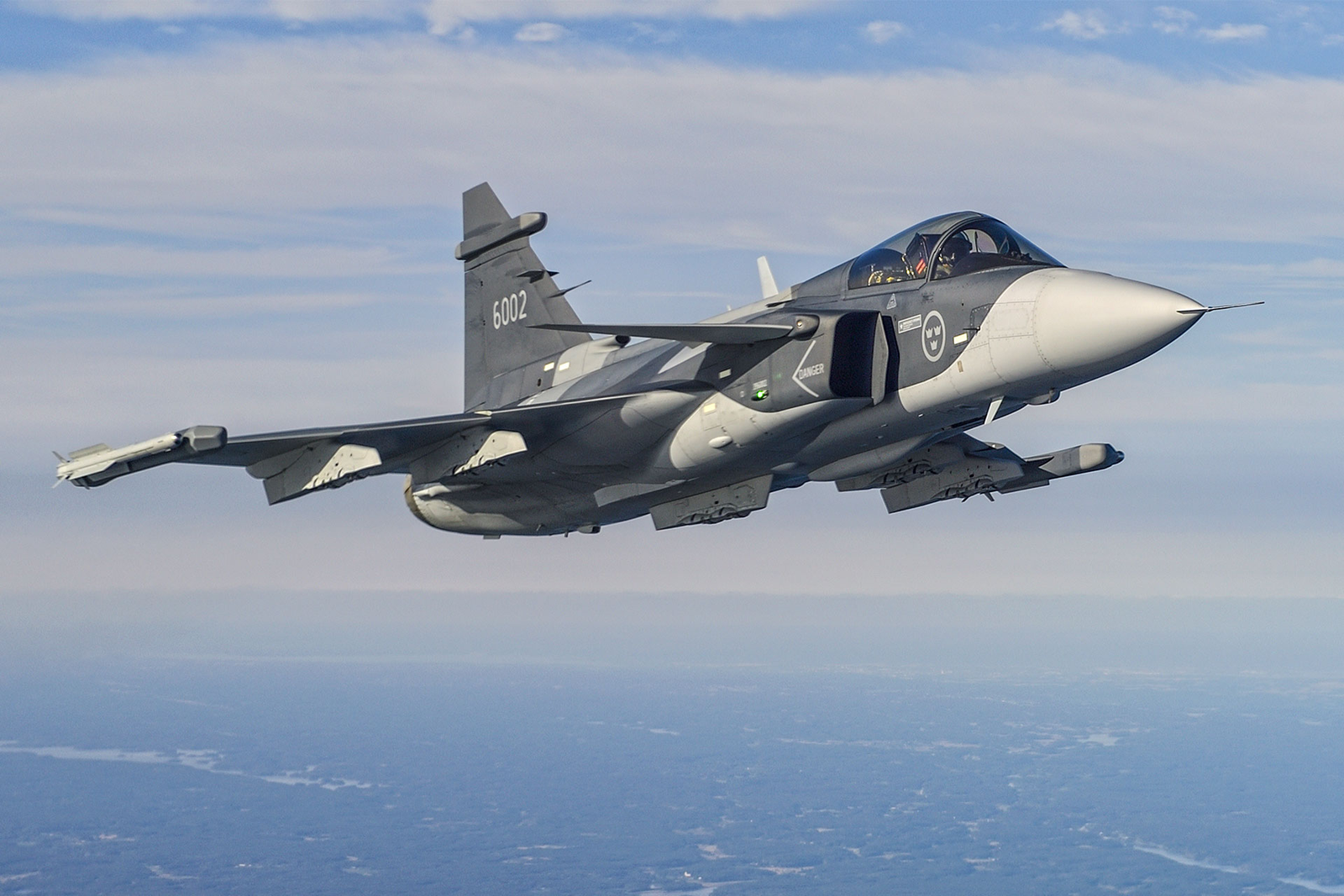 طائرة Gripen E ؛ صورة Jamie Hunter