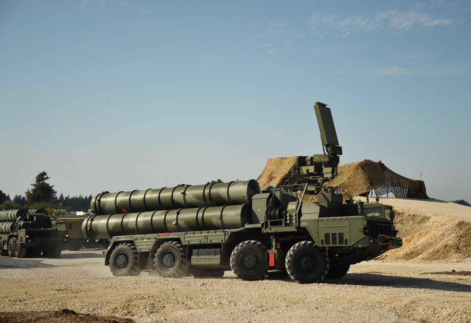 منظومة "S-400" الروسة (المصدر : pinterest)