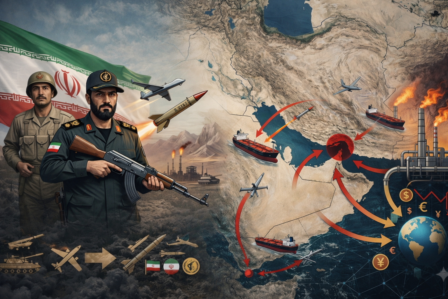 لماذا تستهدف إيران الخليج؟ فهم العقيدة الدفاعية الإيرانية وتأثيرها على الاقتصاد العالمي
