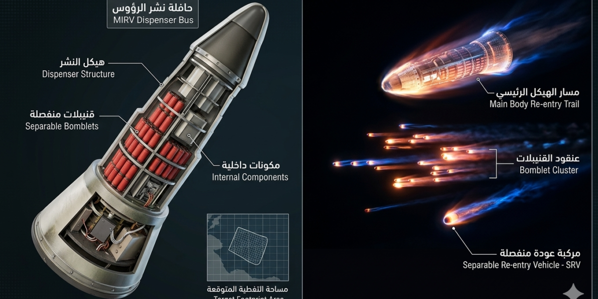 صورة مولدة بالذكاء الاصطناعي لشكل مركبة اعادة الدخول الخاصة بالصواريخ الانشطارية الايرانية